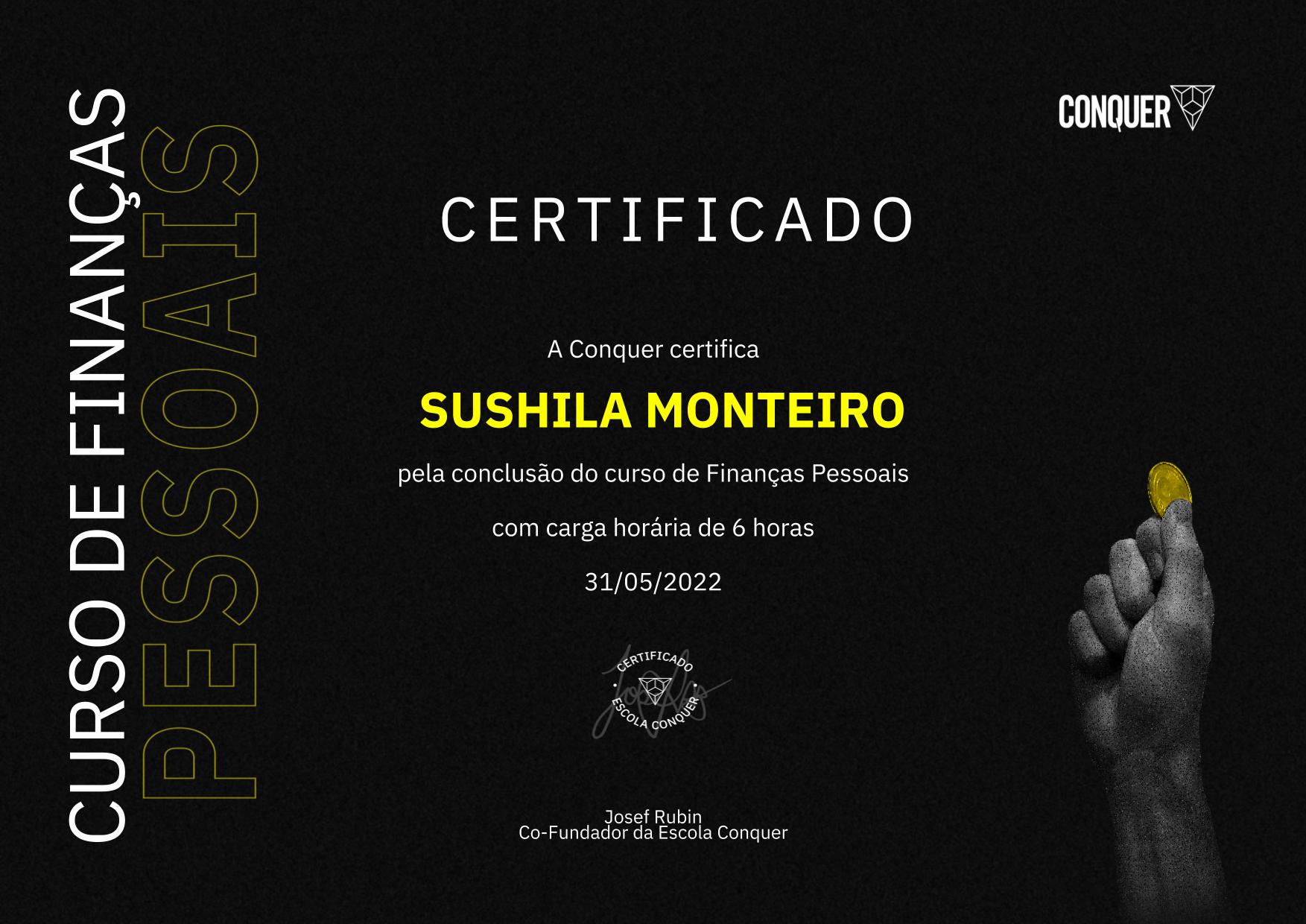 Certificado de Finanças Pessoais